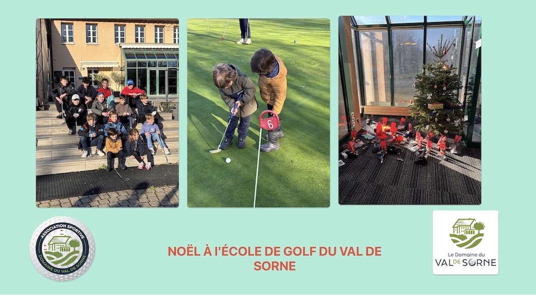 ARBRE DE NOËL À l'ÉCOLE DE GOLF